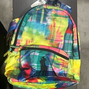 Polo by Ralph Lauren Red and Yellow Backpack